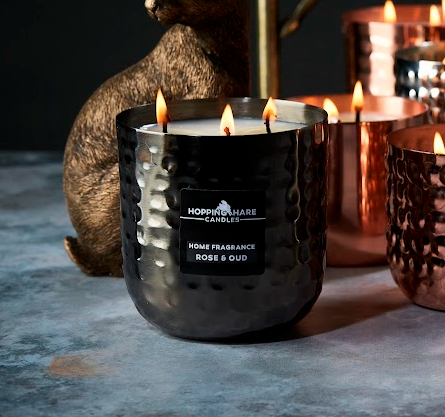 Refillable Candles - Large Black