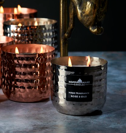 Refillable Candles - Small Silver